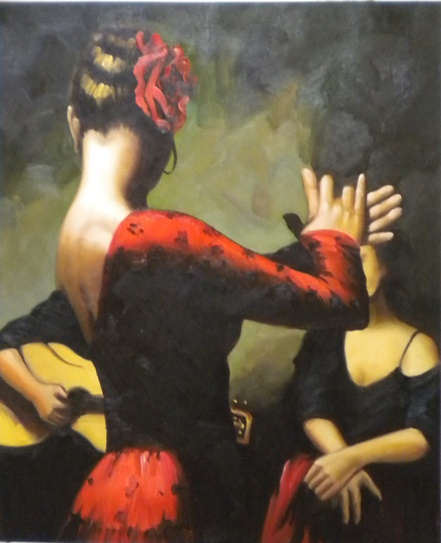Vendita falso d'autore Flamenco dance 5 di Perez